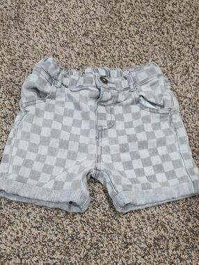 art class Light Gray Checkered Knit Shorts